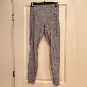 Lululemon Athletica Gray Patterned Leggings